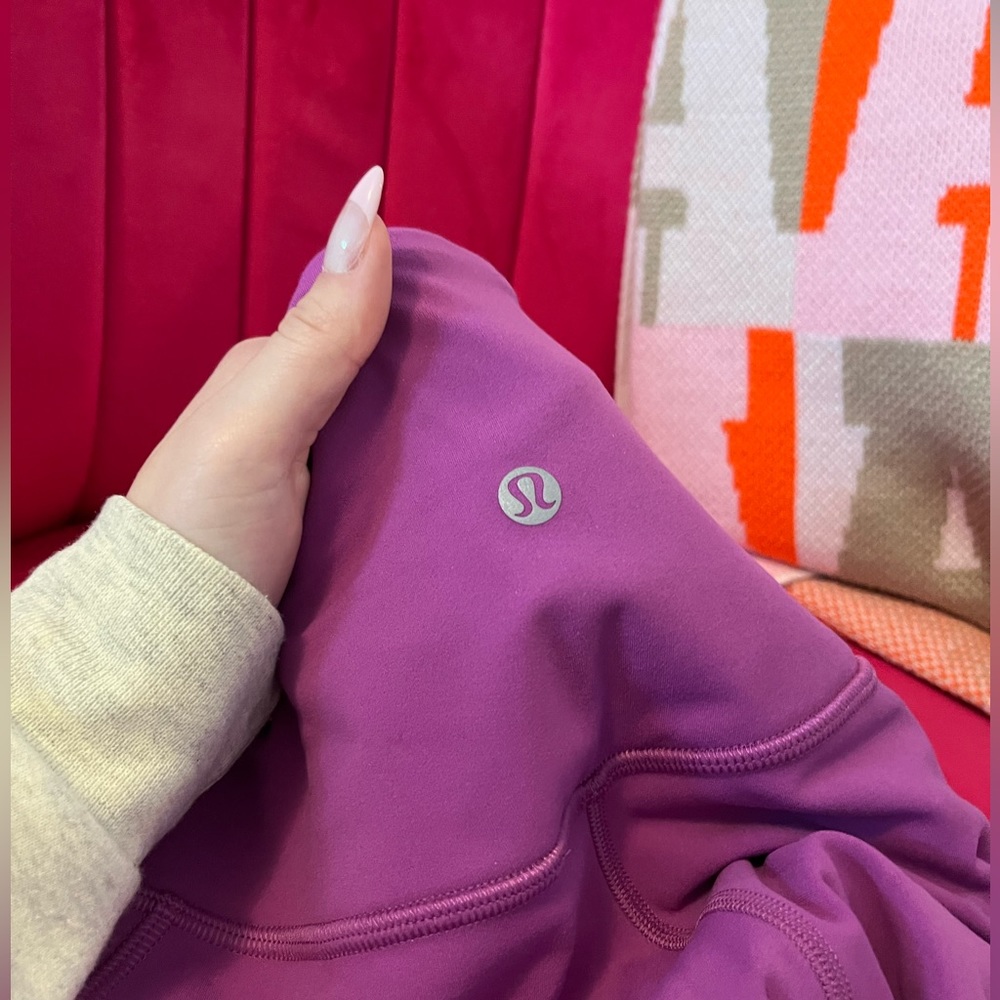Lululemon Align Legging 25” with pockets vivid plum